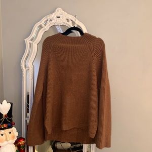 A new day brow ribbed sweater. Stretchy. Never been worn. Size XXL.